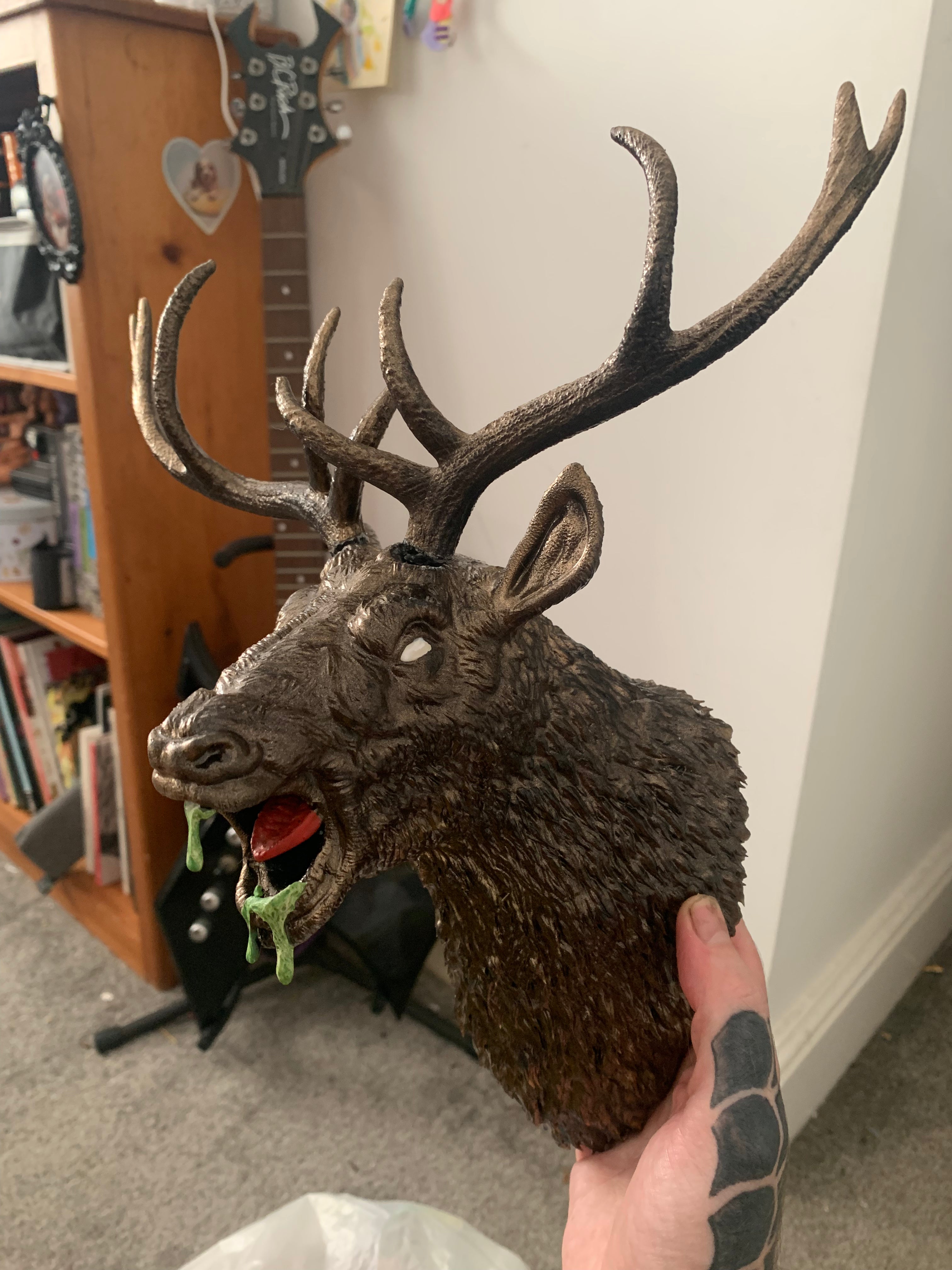Possessed Deer Bust/Wall hang